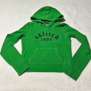 Abercrombie Kids Girls Green Hoodie, EUC (Looks Brand New), Size Large